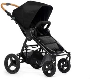 Bumbleride Era Reversible Baby Stroller - All-Terrain Infant-Safe Compact Stroller with 9 Configurations, All-Wheel Suspension, Air-Filled Tires - Black