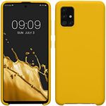 kwmobile Case Compatible with Samsung Galaxy A51 Case - TPU Silicone Phone Cover with Soft Finish - Radiant Yellow