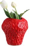 Navaris Strawberry Vase for Flowers