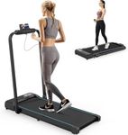 Portable Walking Pad Treadmill,TODO 3in1 Folding Treadmill for Home,Under Desk Treadmill,2.25HP Foldable Treadmill with Remote Control&LED Display(No Assembly Required)