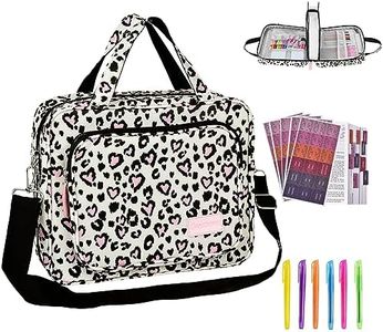DERSTUEWE Bible Cover Case for Women – Stylish & Durable Zippered Bible Bag with Handle & Pocket, Fits Standard & Large Bibles, Perfect for Church, Travel, Study & Gifts, Leopard Print