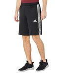 adidas Men's Designed To Move 3-Stripes Shorts, black, Small