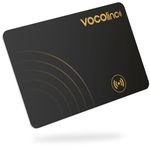 VOCOlinc Wallet Tracker Card, Smart Air Tag Tracker Compatible with Find My (iOS only), IP67 Waterproof, Bluetooth Item Finder Locator for Wallet, Luggage, Suitcase, Bag, Backpack, Ultra-Thin 1 Pack