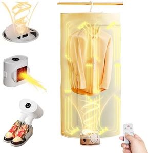 3-in-1 Multifunctional Portable Dryer for laundry Clothes Dryer, Boot Dryer, With Time Setting、Remote Control, Laundry, Apartments, RV, Travel, Low noise、Energy Saving