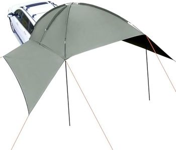 VEVOR Awning Caravan 3 x 2.1 m Sun Canopy Motorhome UV50+ UV Protection Awning 190-T Polyester Fabric Awning PU2000 mm Waterproof Includes Portable Bag Ideal for Camping Family Reunion Trips