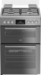 Beko 60cm Gas Cooker - Mirror Silve