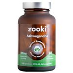 Zooki High Strength Liposomal Ashwagandha Capsules 500mg KSM-66 | 4X Higher Absorption | Support Stress, Sleep, Brain Health (60 Capsules, 1 Month Supply)