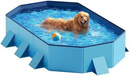 Peteast Foldable Dog Pool Extra Lar