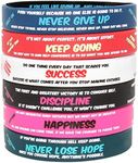 Motivational Rubber Wristbands - In