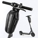 ROCKBROS Scooter Storage Bag Electric Scooter Front Hanging Bag Waterproof Scooter Handlebar Bag for M365 Pro/Segway ES/Folding Bike EVA Hard Shell Scooter Frame Bag (Black 2L)