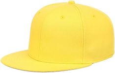 Lids Blank Full Court w/Colored Under Visor Fitted Cap Gold 7 1/4