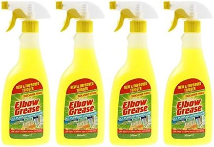Elbow Grease 4x500ml All Purpose Kitchen Laundry Household Degreaser Cleaner Spray