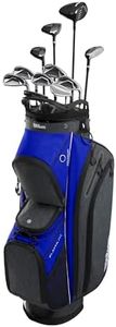 Wilson Men's PlayerFit™ Complete Golf Set with Cart Bag - Men's Right Hand, Regular, Graphite