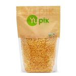 Yupik Organic Split Yellow Lentils, 1kg, Non-GMO, Vegan, Gluten-Free, Kosher, Raw, High in Fiber, Iron & Potassium, Ideal for Soups, Curries & Veggie Meals