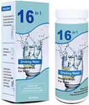 16 in 1 Drinking Water Test Kits High Sensitivity Test Strips detect-pH Hardness Chlorine Lead Iron Copper-Nitrate Water Testing Kits for Drinking Water ph