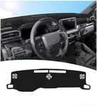 MASHA Dashboard Cover for Toyota Tacoma 2024 2025 2026, Flannel Dashboard Mat Non-Slip Center Console Decorative Interior Auto Accessories (Without HUD)