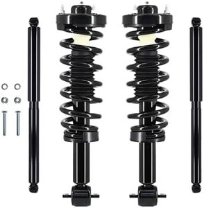 PM Auto Set 4 Front Quick Complete strut - Rear Shock Absorber Compatible With 2014 Ford F-150 RWD