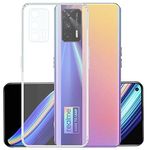 YOFO Back Cover for Realme X7 Max/Realme GT (5G) (Flexible|Silicone|Transparent|Camera Protection|DustPlug)