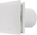 Airflow QT100HT Extractor Fan with Adjustable Humidity & Timer - 100mm/4 Duct - German Made, QuietMark Certified 25 dB, Energy Efficient 5/9W, 2-Speed Operation Upto 25 l/s (90 m³/h), 3-Year Warranty