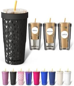 Frost Buddy Togo Buddy | 30 oz Stainless Steel Vacuum Insulated Tumbler | to Go Coffee Cup – Coffee Cups, Iced Coffee Sleeve, Travel Mug, Thermal Cup for Hot & Cold Drinks, Dunkin Cup (Little Hearts)