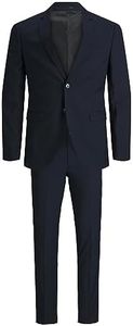 JACK&JONES PLUS JPRFRANCO Suit PS Traje, Dark Navy, 62 Men's