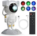 DWITI ENTERPRISE Kids Star Galaxy Night Light Projector with Timer, Christmas Astronaut Space Buddy Projector for Bedroom,Ceiling, Decor Planetarium Ambiance Gift, 360° Adjustable Starry Sky