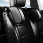 LATIT Car Seat Headrest Pillow, Premium Car Head Support, Detachable Head Neck Support Adjustable Travel Sleeping Cushion for Kids Adults - Black (UPGRADE)