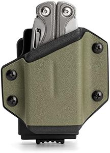 TACTICAL GEEK TX1Multi-Tool Sheath, EDC Multi Tool Sheath Holder Holster, Adjustable Sheath with Back Clip for Belt, Multi-Tool not Included (Green)