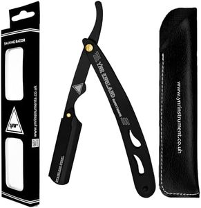 YNR England Cut Throat Razor Straight Japanese Kamisori Professional Barber Razor Premium Quality Straight Edge Razor Moustache & Beard Shaving Razor Single Blade Razor