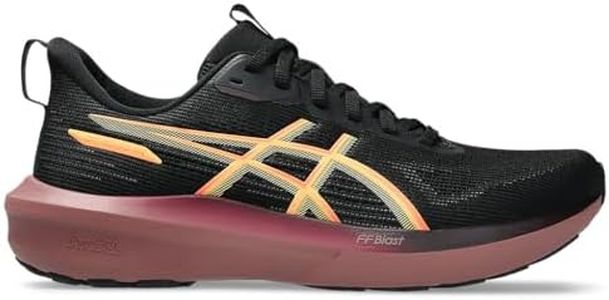 ASICS Womens GT-1000 14 Black/Vivid Coral Running Shoes - 8 UK (1012B859.001)