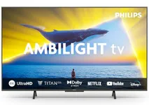 PHILIPS Ambilight 55PUS8109 4K LED Smart TV - 55 Inch Display with Pixel Precise Ultra HD, Titan OS Platform and Dolby Atmos Sound, Works with Alexa and Google Voice Assistant - Satin Chrome