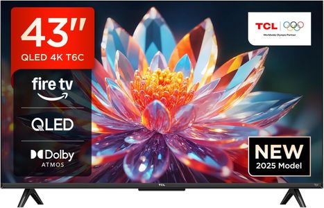 TCL 43" QLED 4K HDR Smart TV – Ultra HD Display