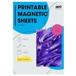 PPD 5 Sheets A4 Inkjet Magnetic Glossy Photo Paper - Easy to use for Home and Office PPD-31-5