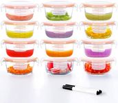 Luvan 12 Pack 7oz/200ml Glass Baby 
