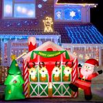 9 Ft Long Large Christmas Inflatabl