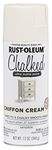 Rust-Oleum 302596 Chalked Spray Paint, 12 oz, Chiffon Cream/Off White