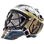 Franklin Sports NHL Vegas Golden Knights Mini Hockey Goalie Mask with Case - Collectible Goalie Mask with Official NHL Logos and Colors