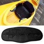 DEWIN Kayak Seat Back, Adjustable Kayak Non-slip Canoe Seat Backrest Comfortable Pad Black Accessories for Kayak