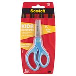 Scotch Stainless Steel Soft Grip Blunt Tip Kid safe Scissor(Color may vary)