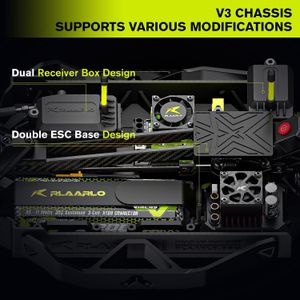 CROBOLL RLAARLO 1/10 Brushless RC Drift Car – High Speed Remote Control