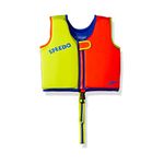Speedo Kids UPF 50+ Begin to Swim Classic Swim Vest, Lime/Orange, Medium