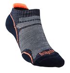 Bridgedale HIKE Ultralight T2 Merino Performance Low-Women's- Medium-Navy / Candy