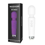 BGMKE Handheld Wireless Quiet Vibrato.RSS Vibrabra.t.er Vibratorter Women Toy Vibrat.ors S.ex Toys4Women Toys4couples, Vibrantoror for Men & Women Vibrat.or 20 * 8 Mode Massagarr (White)