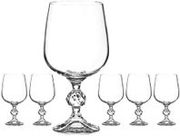 DIAMANTE Crystal Red Wine Glasses '