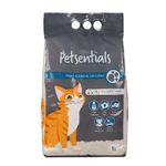 Petsentials Super Clumping Cat Kitten Litter, Ultra Absorbent Natural Cat Litter with Active Carbon (5L),White