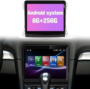 Radio for Porsche Cayman 911 2010-2015: 256G Car Stereo Android System Head Unit Bluetooth AM FM Wireless Carplay Auto for Boxster, 8.4" Aftermarket Touch Headunit Screen with Backup Camera FMAM GPS