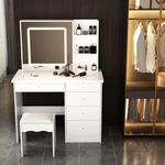 PREMTURE Dressing Table & Stool Set
