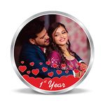 Precious Moments BIS Hallmarked Personalised Silver Coin Wedding Anniversary 50 Grams 999 Pure by ACPL