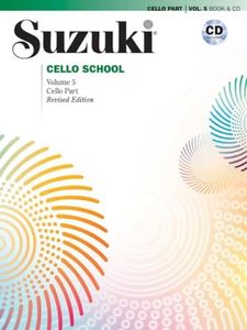 Suzuki Cello School, Vol 5: Cello Part (Book & CD)