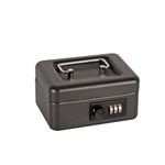 Cathedral Products 6 Inch Steel Cash Box with Combination Lock | Durable & Secure | Portable Design with Lift-Out Tray